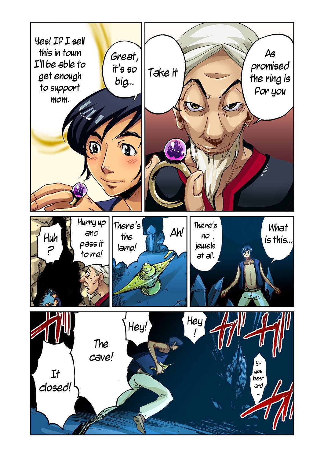 Aladdin And The Magic Lamp hentai manga picture 4