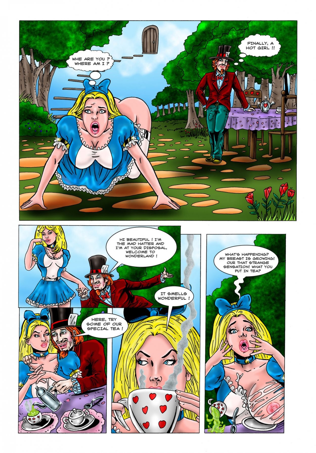 Alice in the Country XXX porn comic picture 3