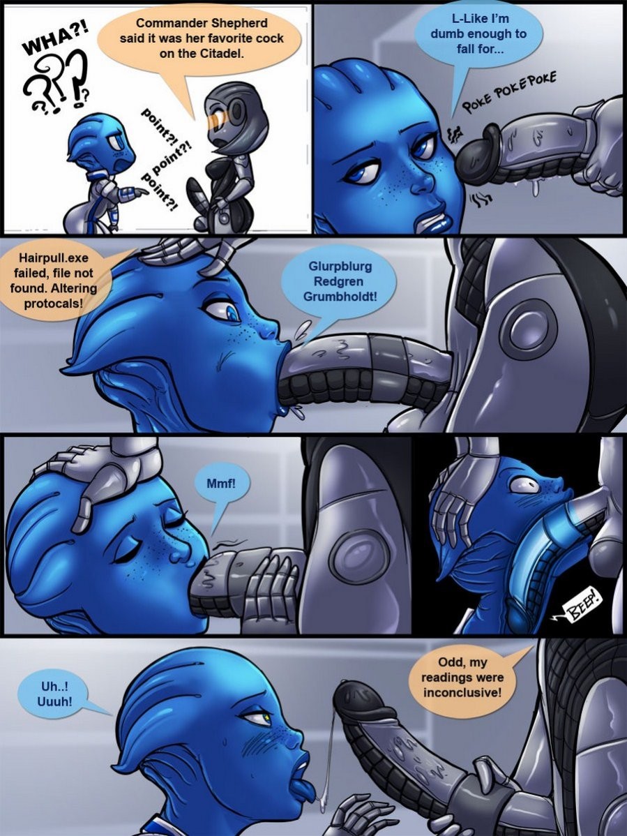 Ass in Effect (Mass Effect) porn comic picture 2