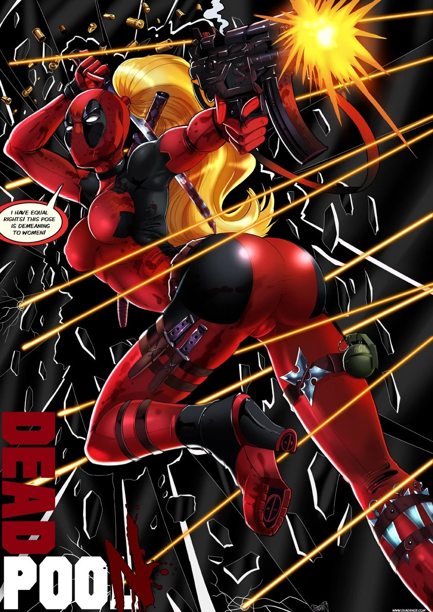 Deadpoon porn comic picture 2