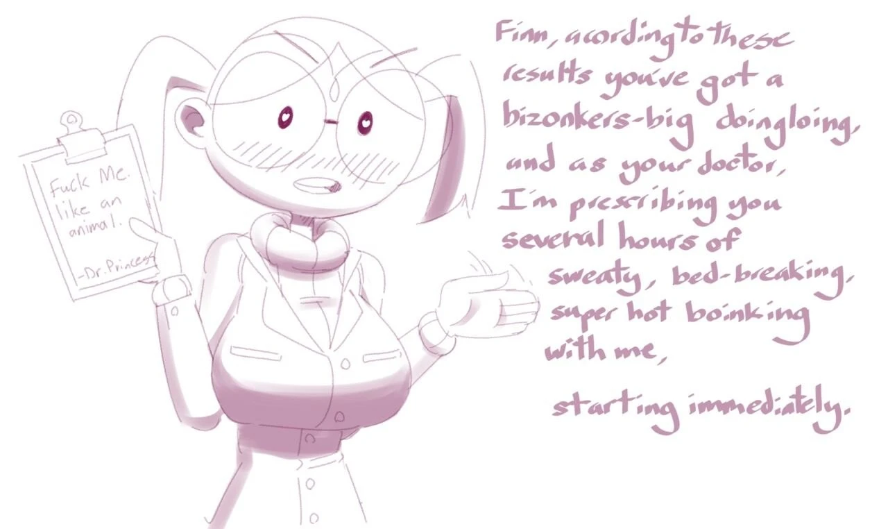 Finn & Dr. Princess porn comic picture 1