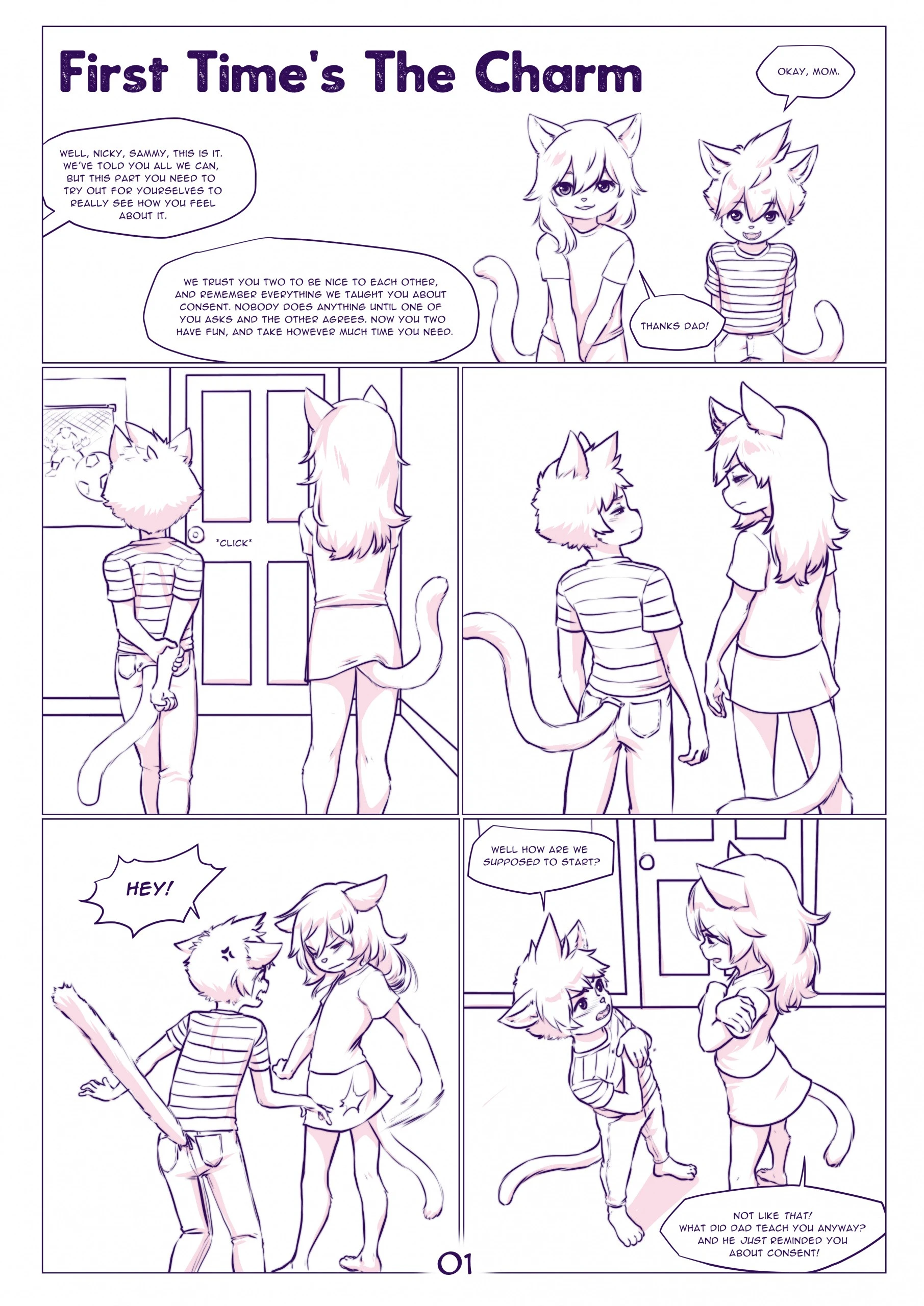 First Time's The Charm porn comic picture 1