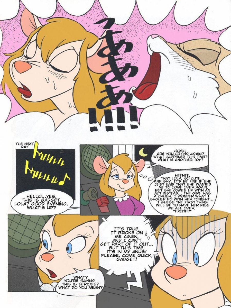 Gadget Hackwrench X Lola Bunny porn comic picture 10