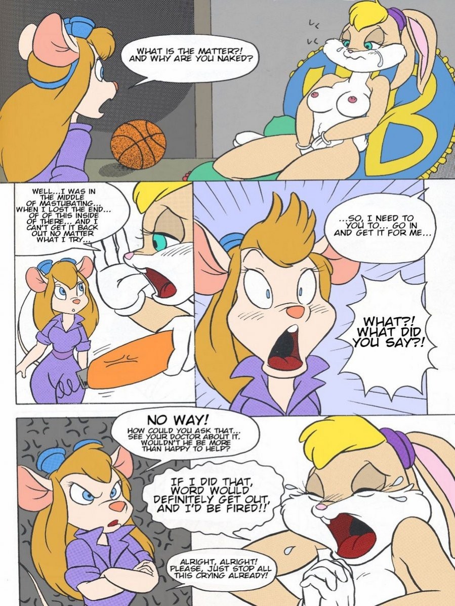 Gadget Hackwrench X Lola Bunny porn comic picture 2