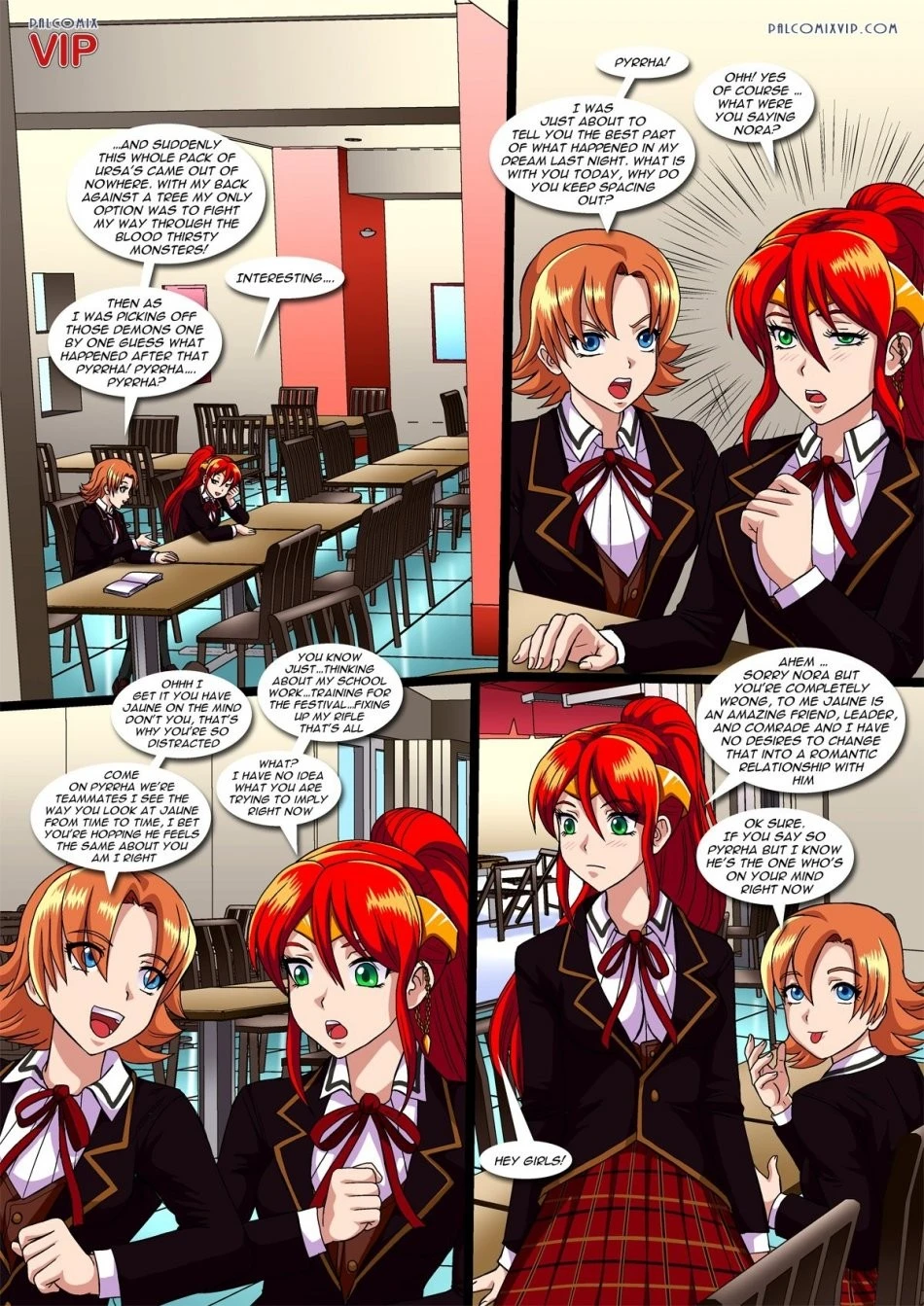 Girls only slumber party porn comic picture 2