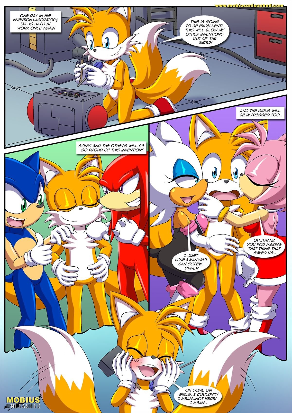 Go fuck yourself tails porn comic picture 2