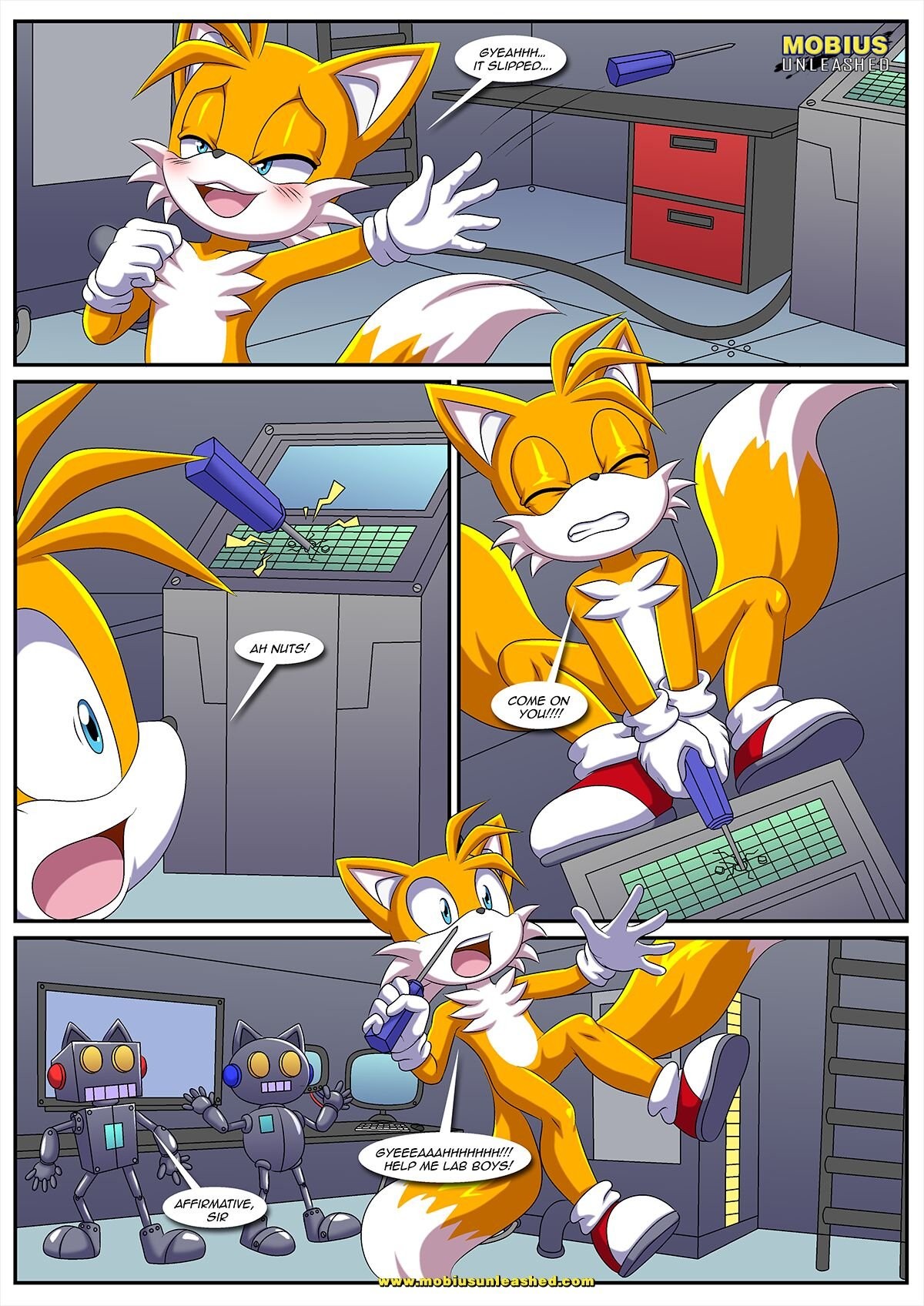 Go fuck yourself tails porn comic picture 3
