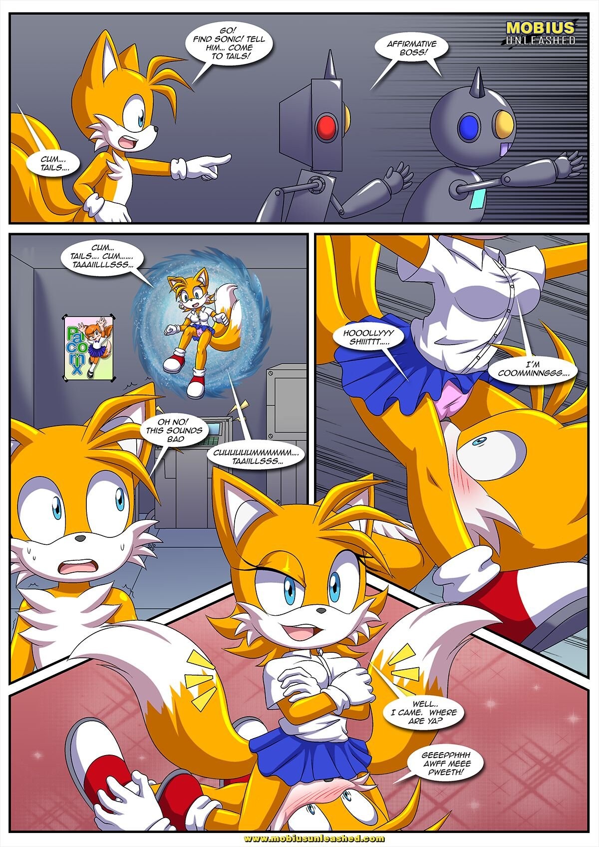 Go fuck yourself tails porn comic picture 5