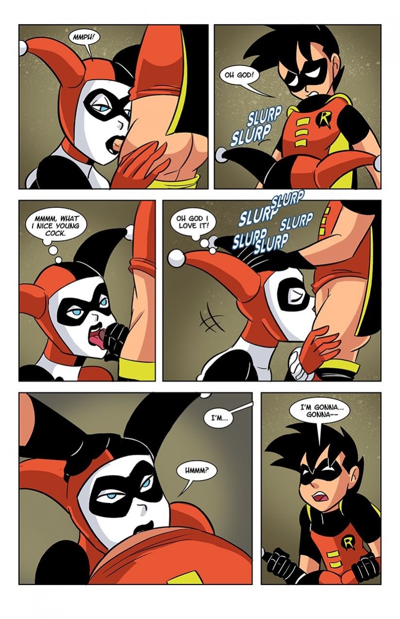 Harley and Robin in "The Deal" porn comic picture 3