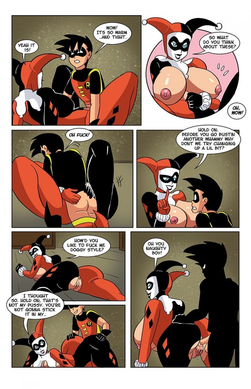 Harley and Robin in "The Deal" porn comic picture 5
