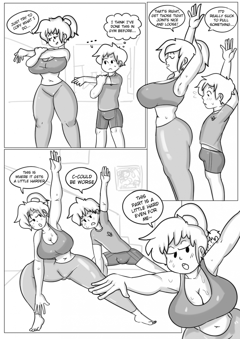 Hot Suburban Mom - Yoga porn comic picture 3