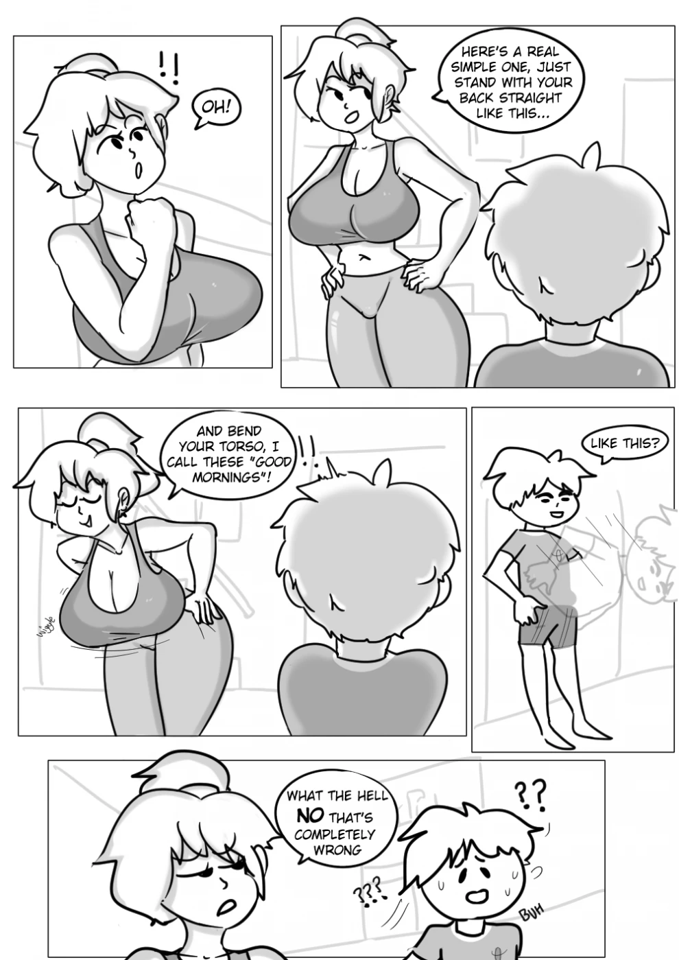 Hot Suburban Mom - Yoga porn comic picture 5