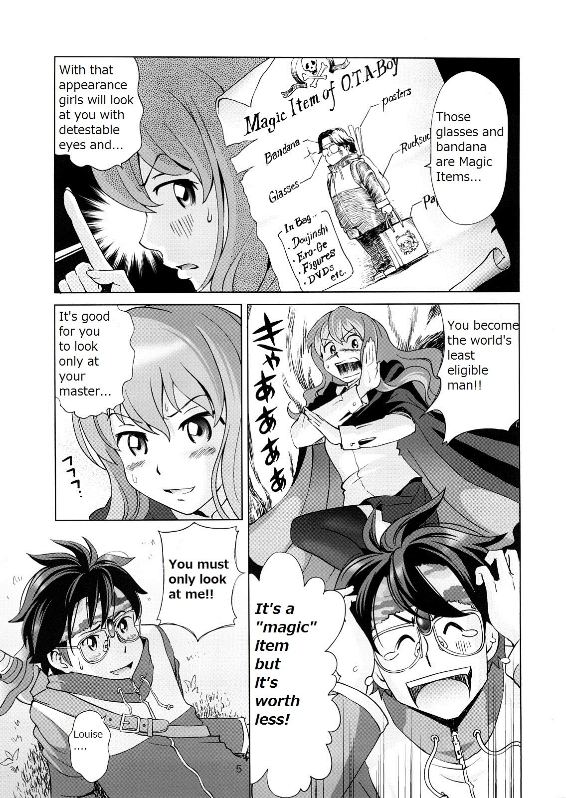 Louise and Her Secret Room hentai manga picture 4