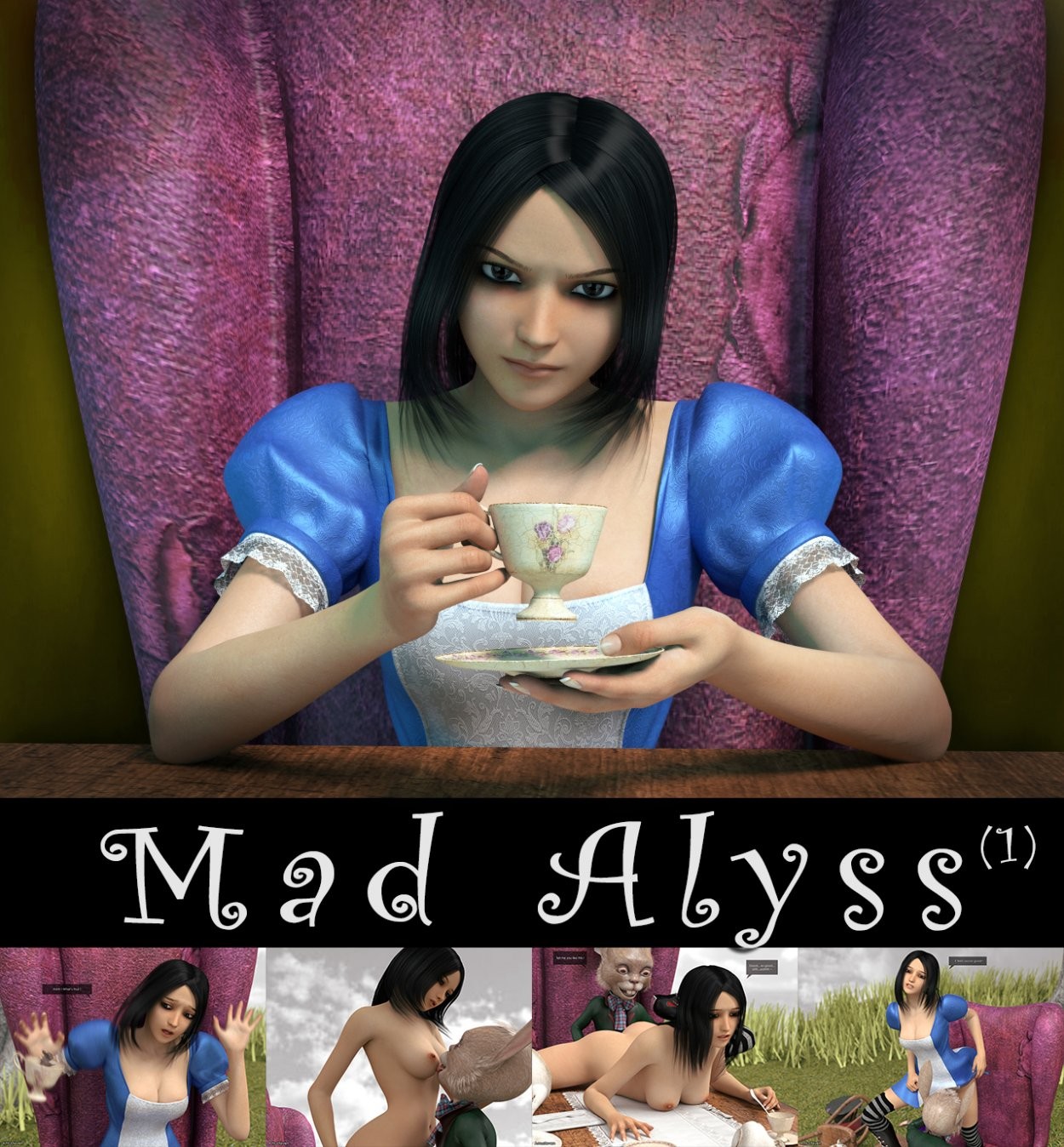 Mad Alice porn comic picture 1