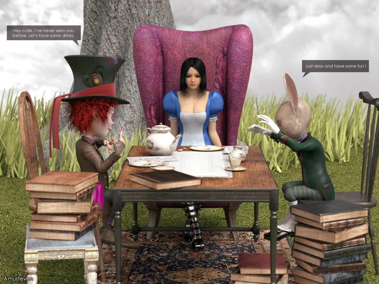 Mad Alice porn comic picture 2