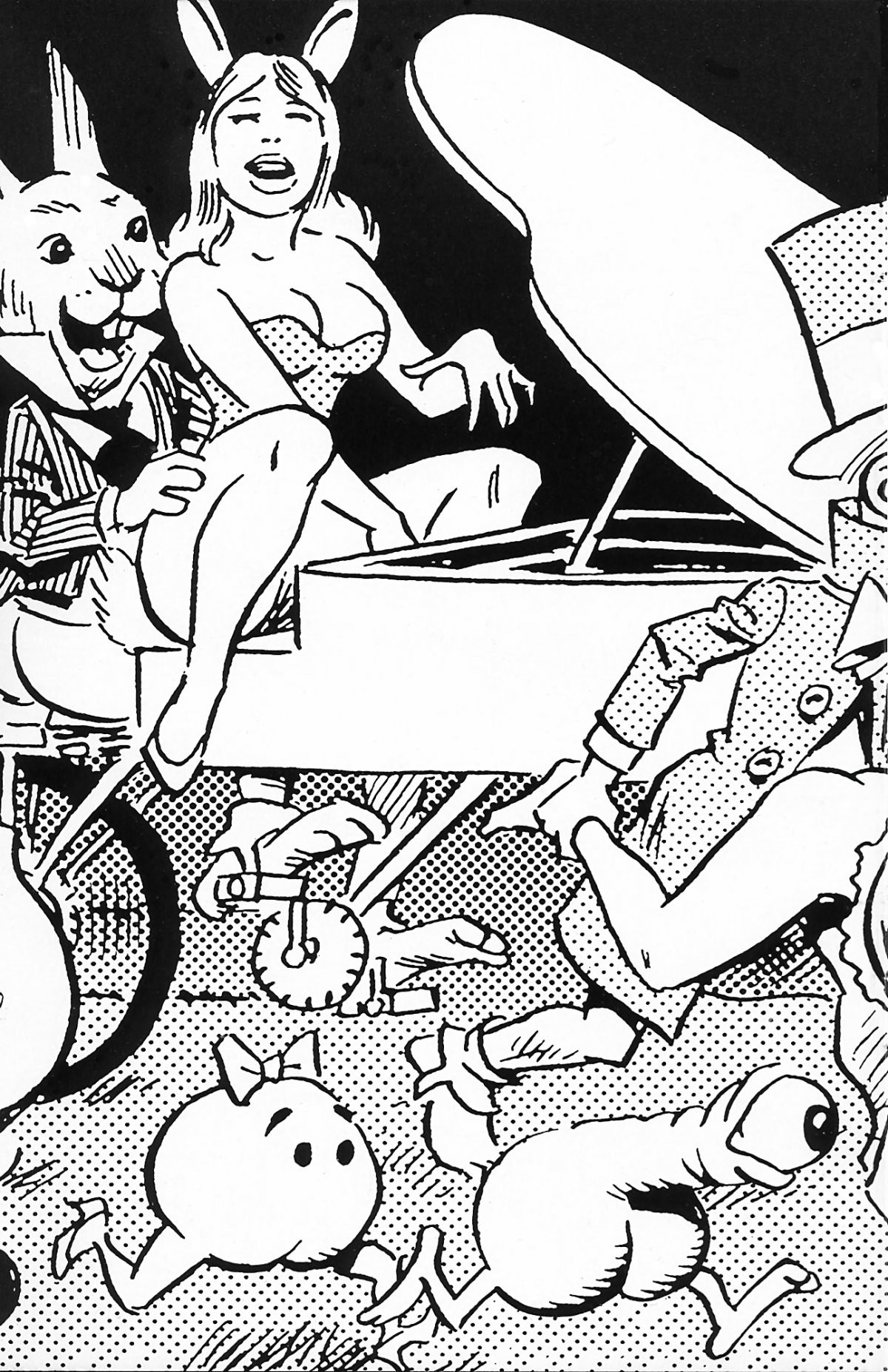 Alice In Wonderland Drawings - Malice in Wonderland Porn comic, Rule 34 comic, Cartoon porn comic -  GOLDENCOMICS