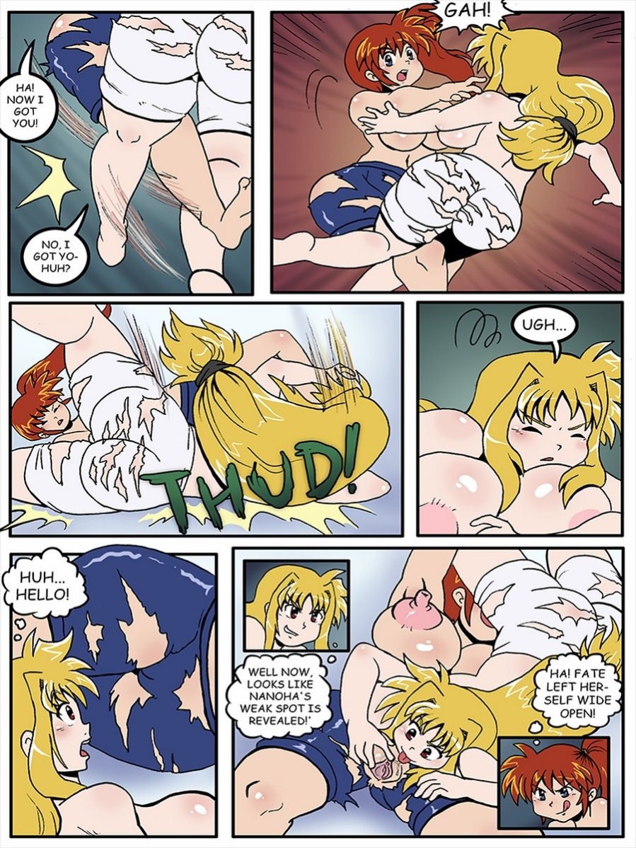 Nanoha and Fate's Workout porn comic picture 7