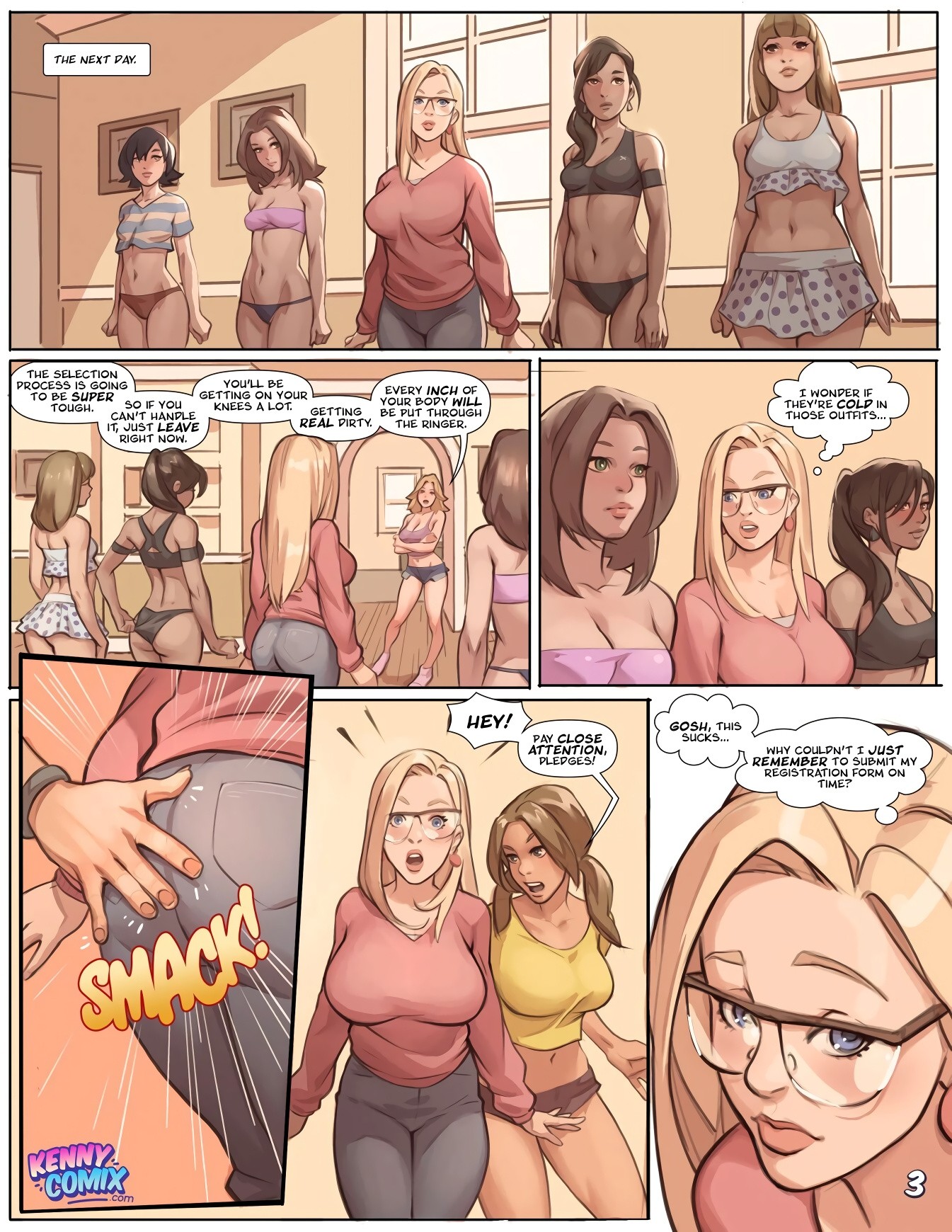 Naughty Sorority: The New Pledge porn comic picture 4