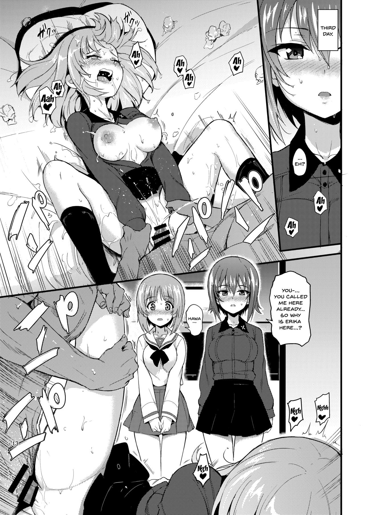 Nishizumi Shimai Ryoujoku 2 | Nishizumi Sisters Sexual Assault 2 porn comic picture 14