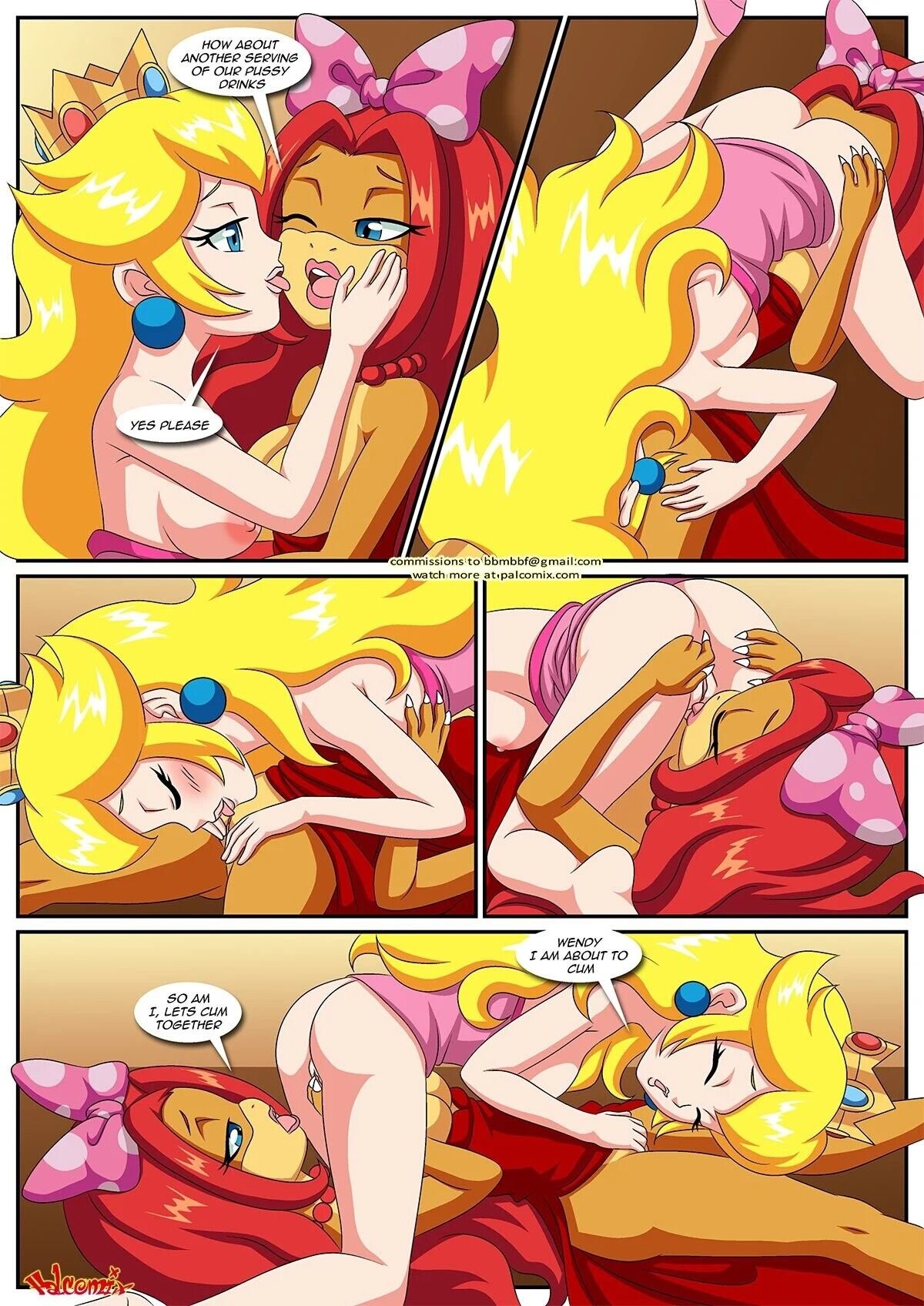 Peach X Wendy 2 porn comic picture 11