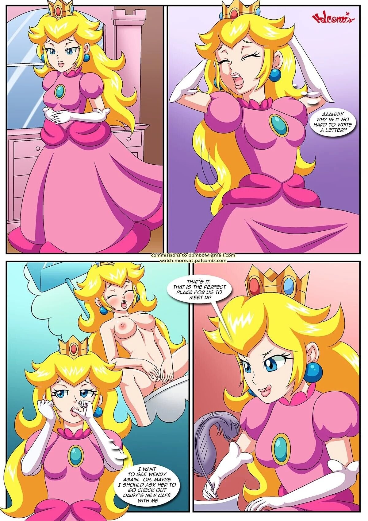 Peach X Wendy 2 porn comic picture 2