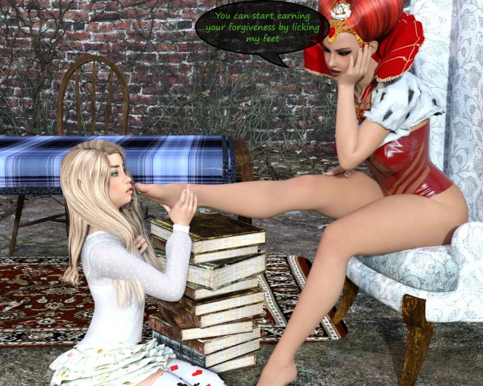 Satisfy the queen porn comic picture 8