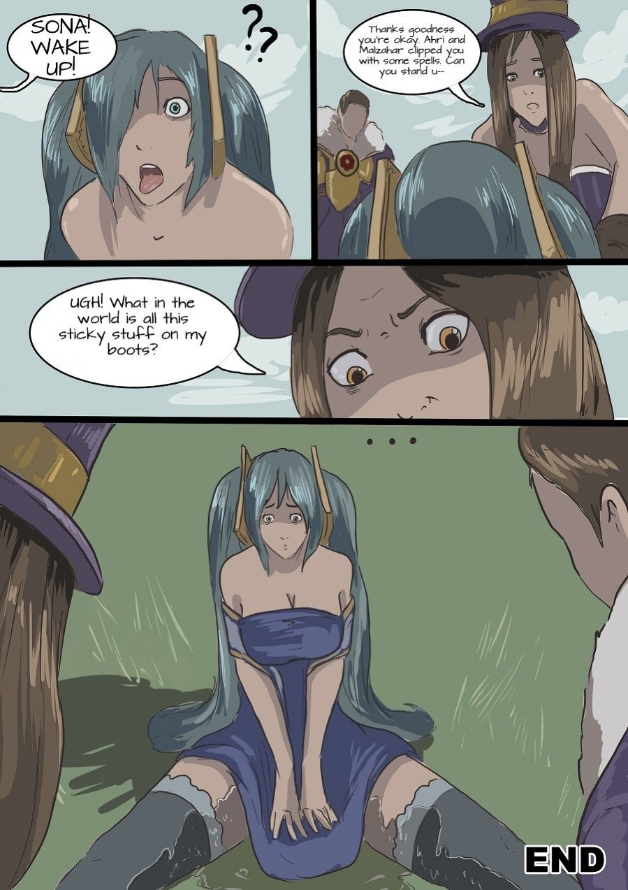 Sona A'void' getting charmed (League of Legends) porn comic picture 14