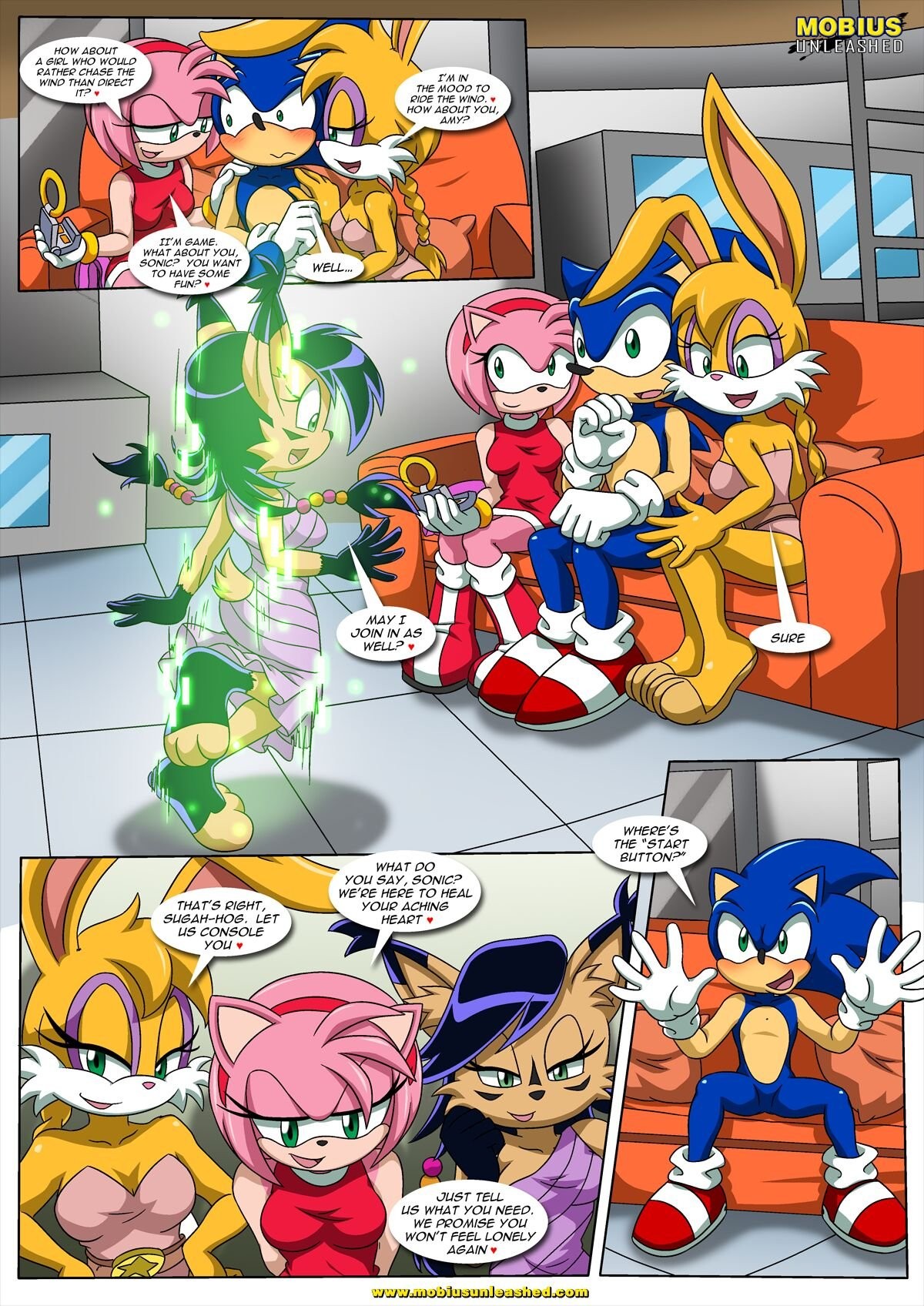 Sonic and Sally Break Up porn comic picture 6