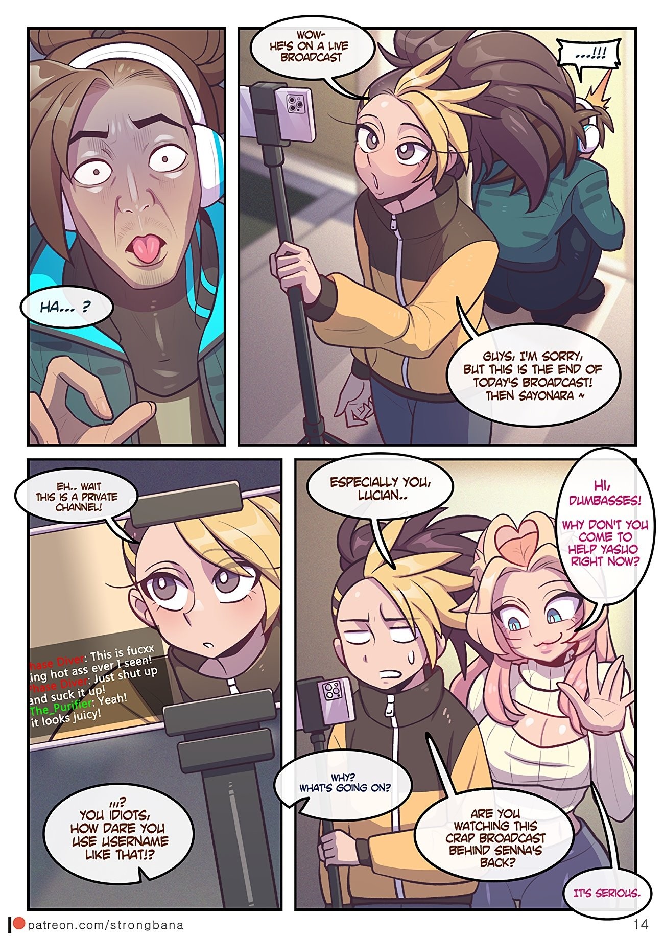 Strong Bana - Live Streaming (League of Legends) porn comic picture 16