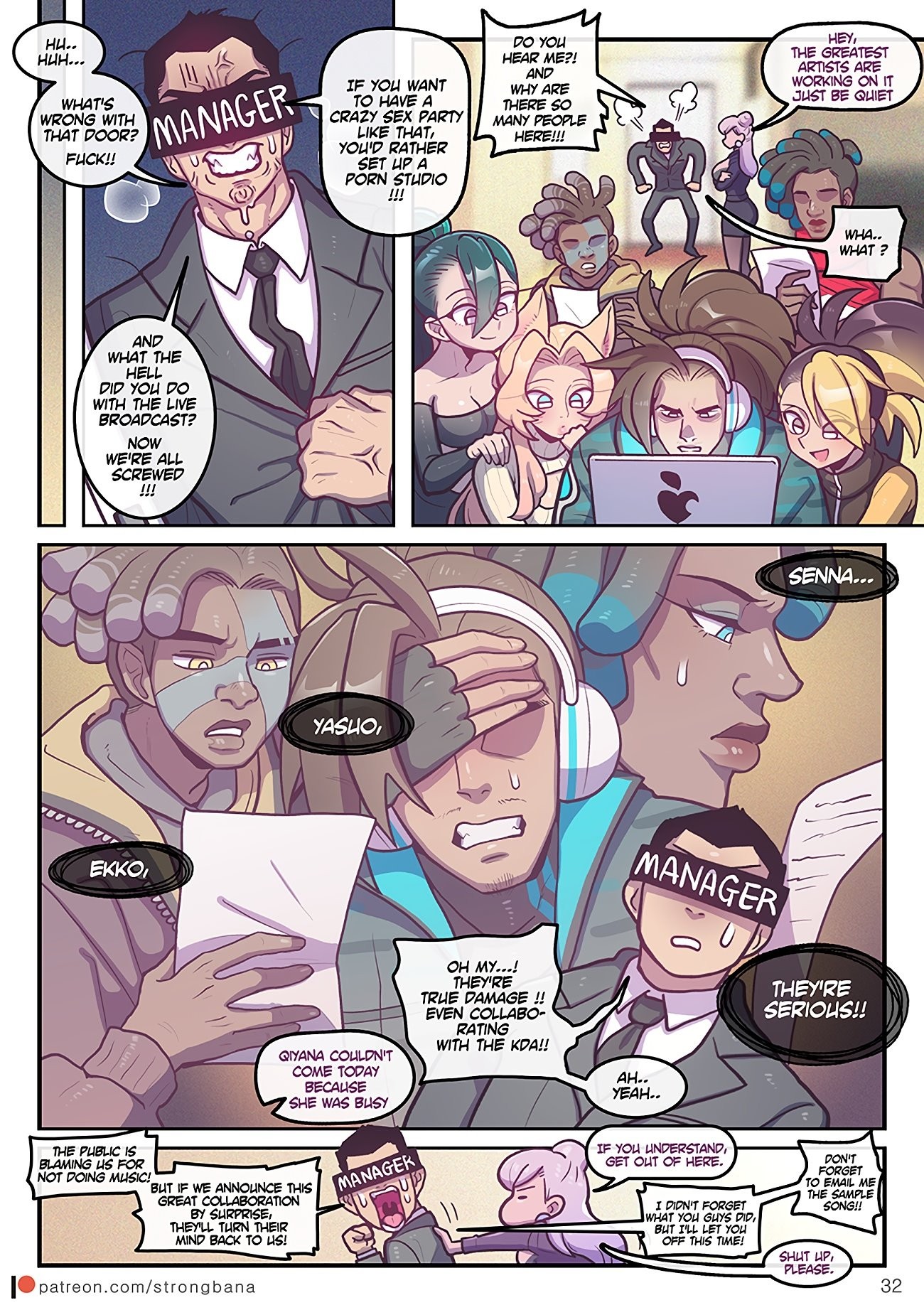 Strong Bana - Live Streaming (League of Legends) porn comic picture 33