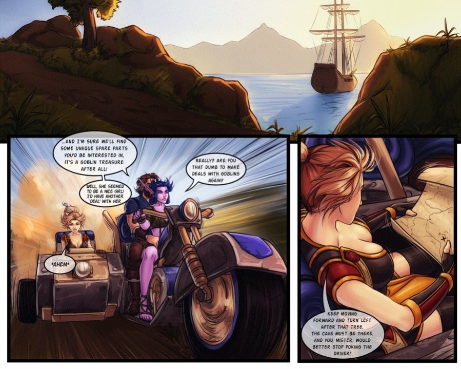 The Booty Hunters (World of Warcraft) porn comic picture 2