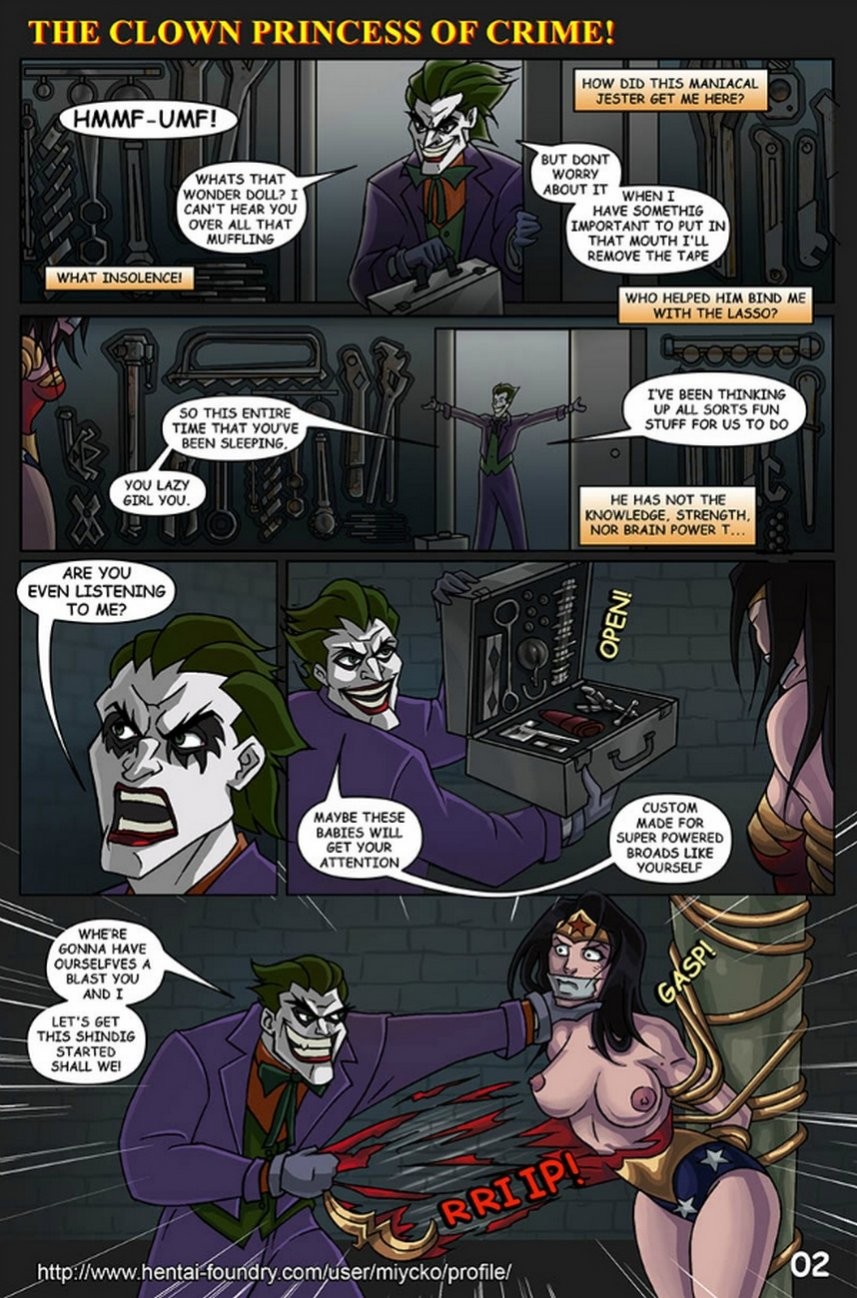 The Clown Princess Of Crime porn comic picture 3
