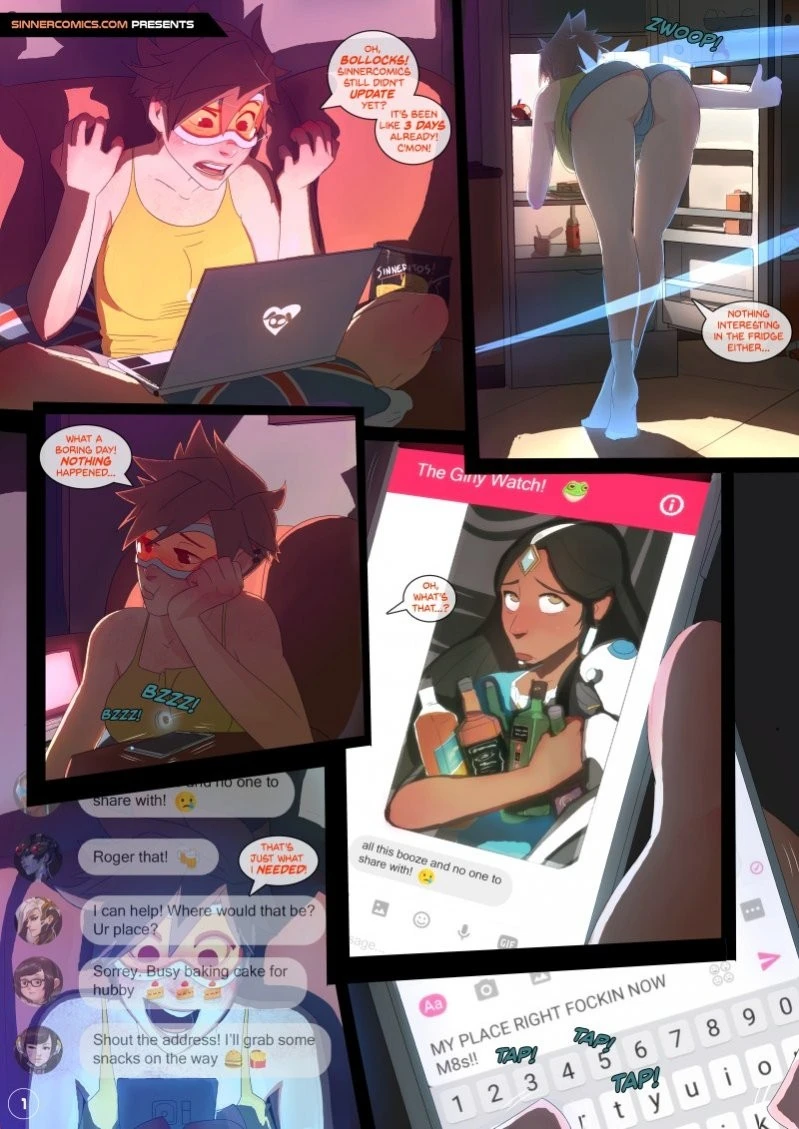 The Girly Watch! porn comic picture 1