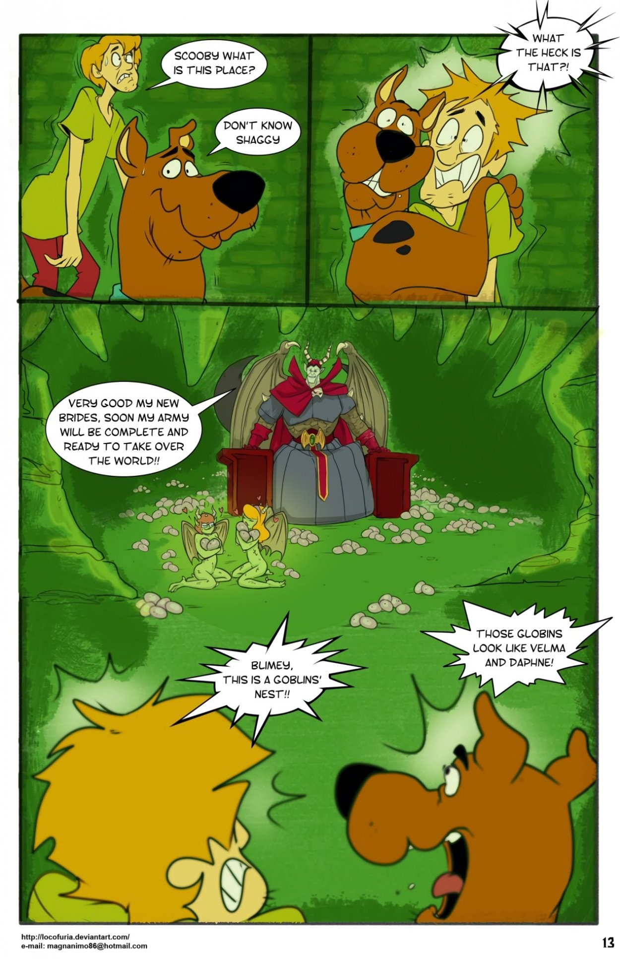 The Goblin King (Scooby Doo) porn comic picture 14