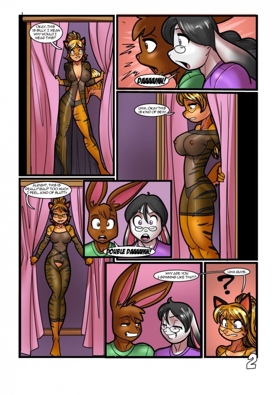 What happens in the Changing room porn comic picture 2