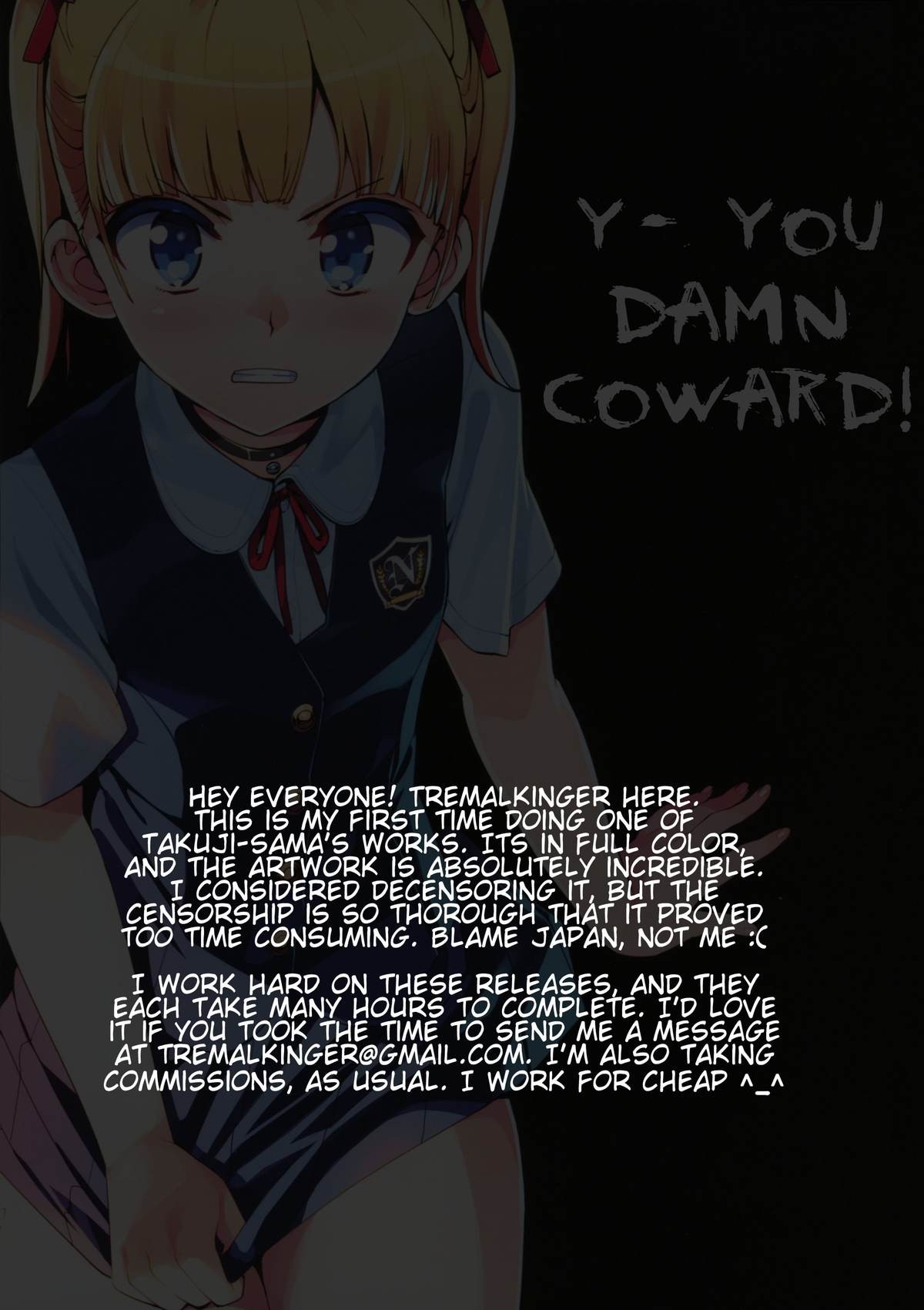 Y- You Damn Coward! | Kono, Hikyoumono!! porn comic picture 5