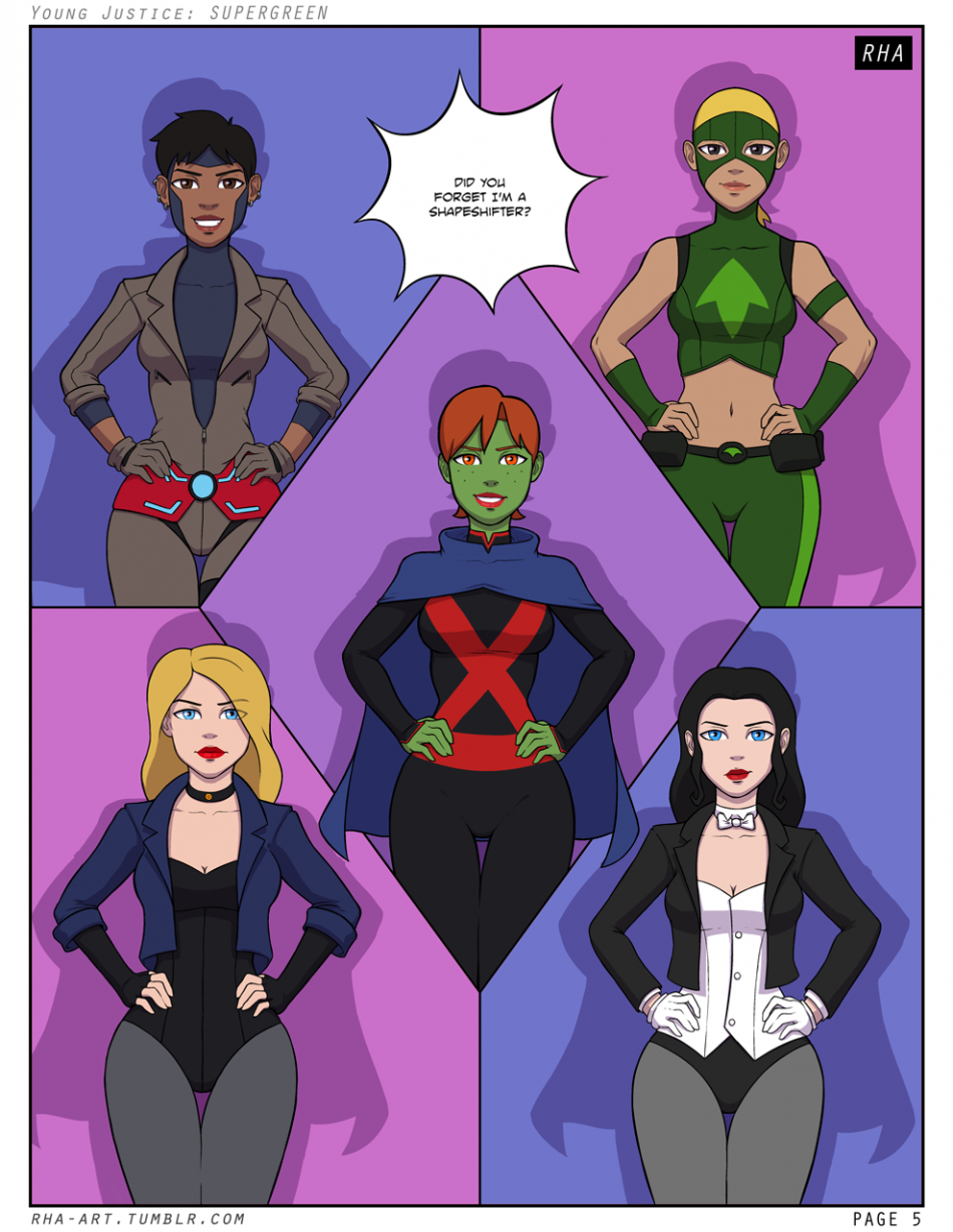 Young Justice: Supergreen porn comic picture 6