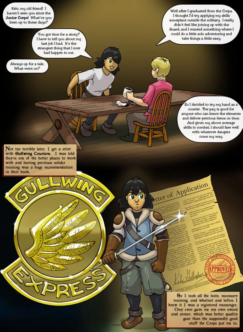 A Courier's Tale porn comic picture 1