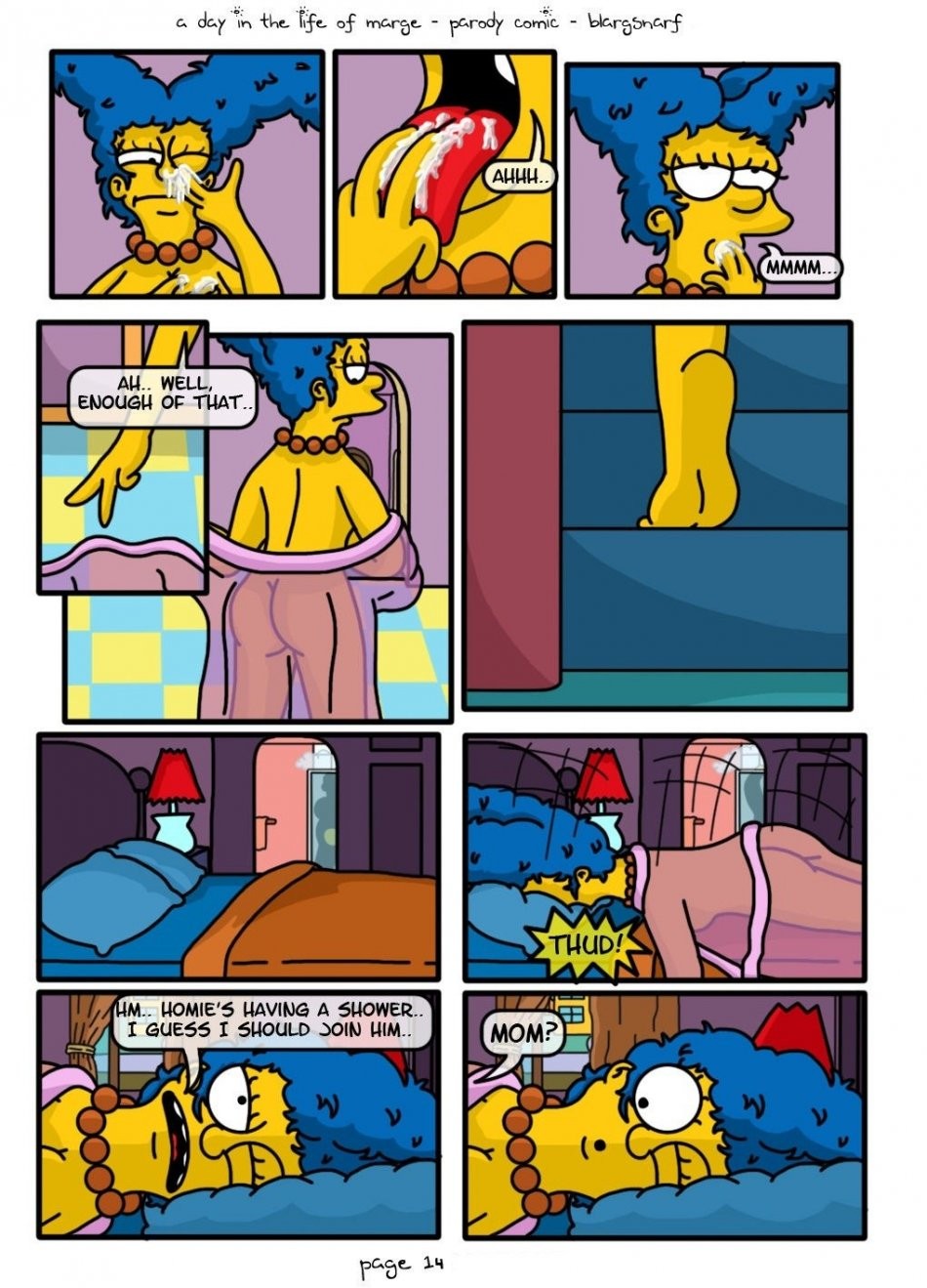 A Day in the Life of Marge porn comic picture 15