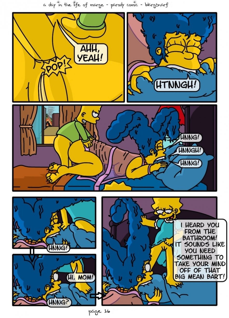 A Day in the Life of Marge porn comic picture 17
