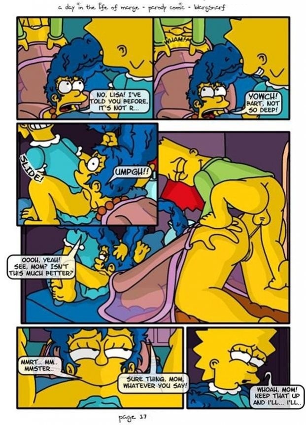 A Day in the Life of Marge porn comic picture 18