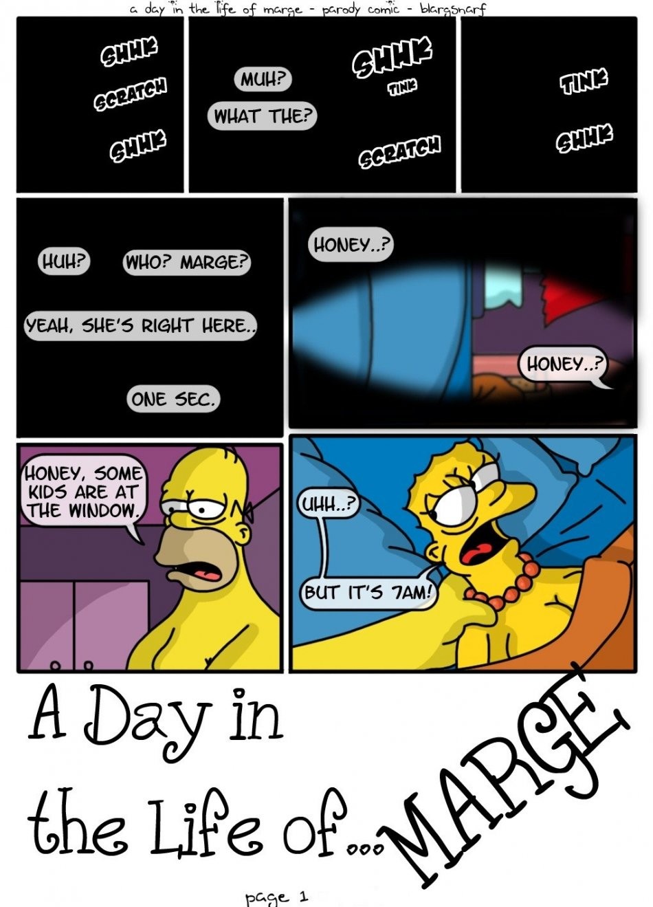 A Day in the Life of Marge porn comic picture 2