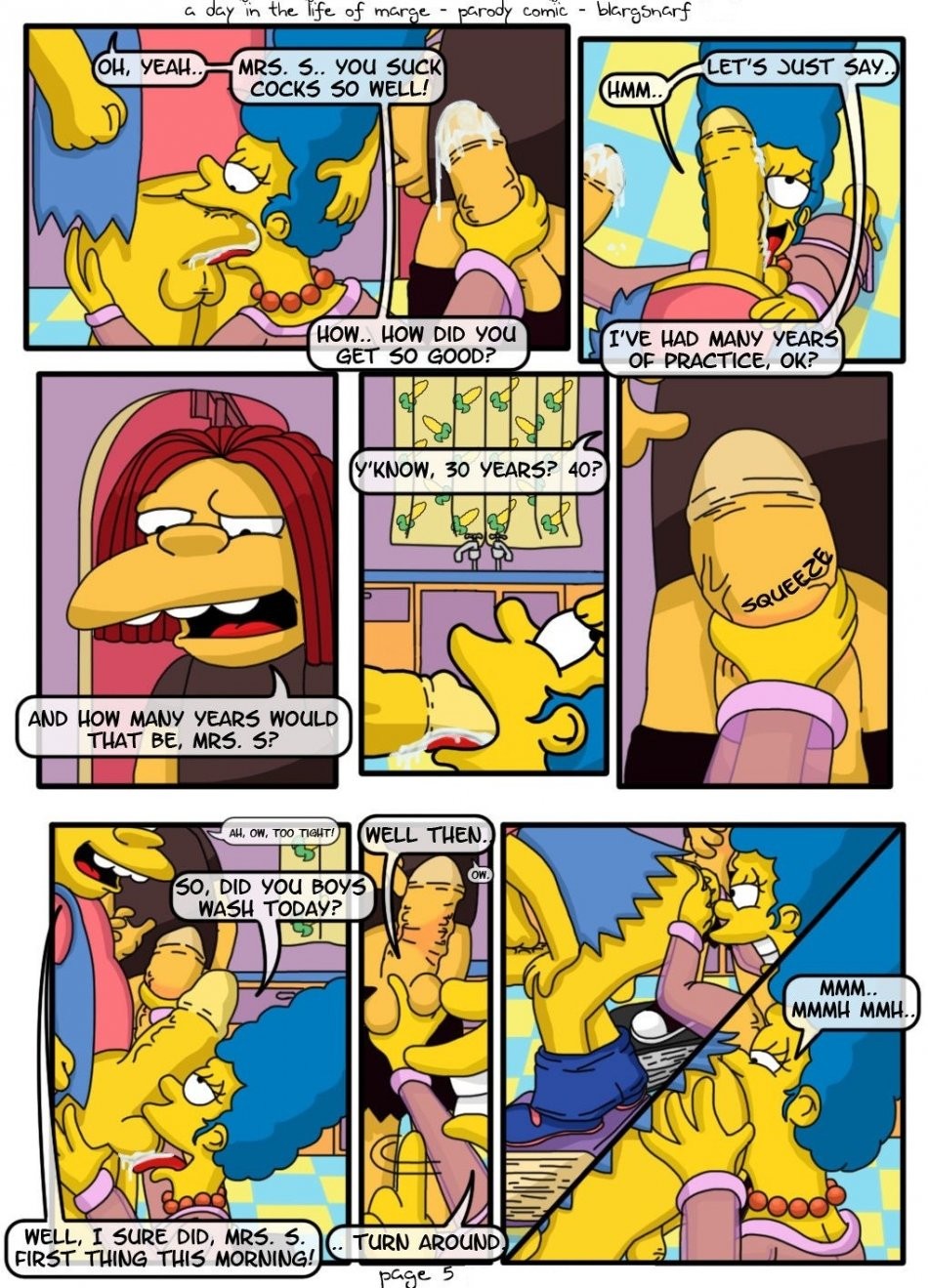 A Day in the Life of Marge porn comic picture 6