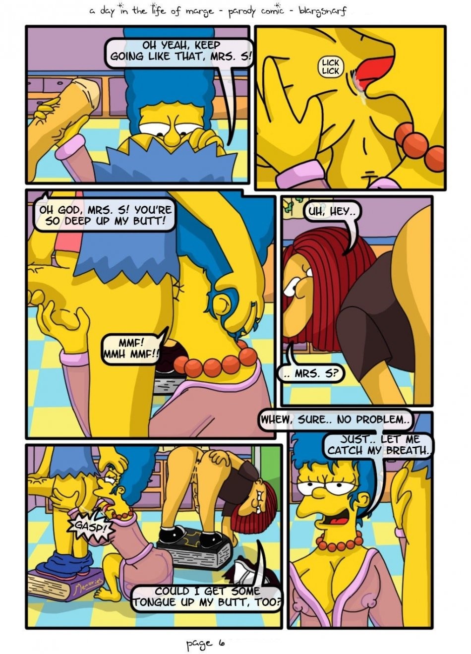 A Day in the Life of Marge porn comic picture 7