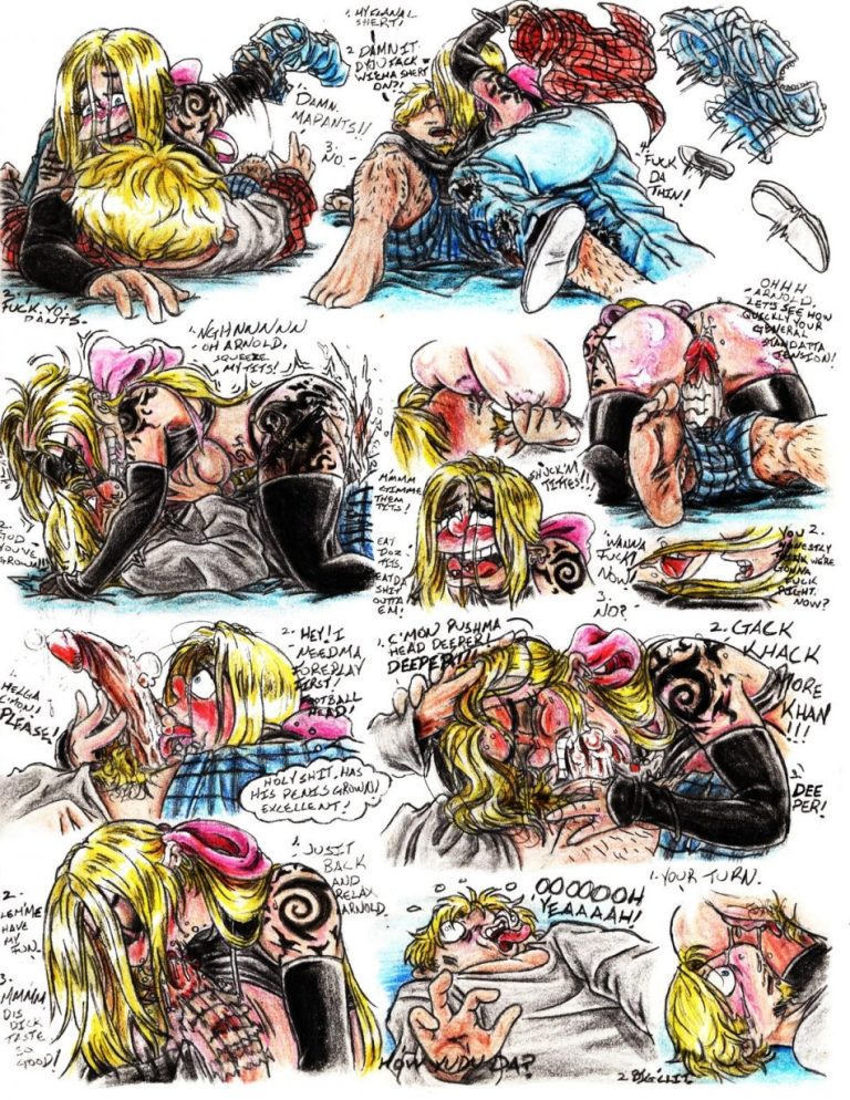 A drunk night with Arnold and Helga porn comic picture 3