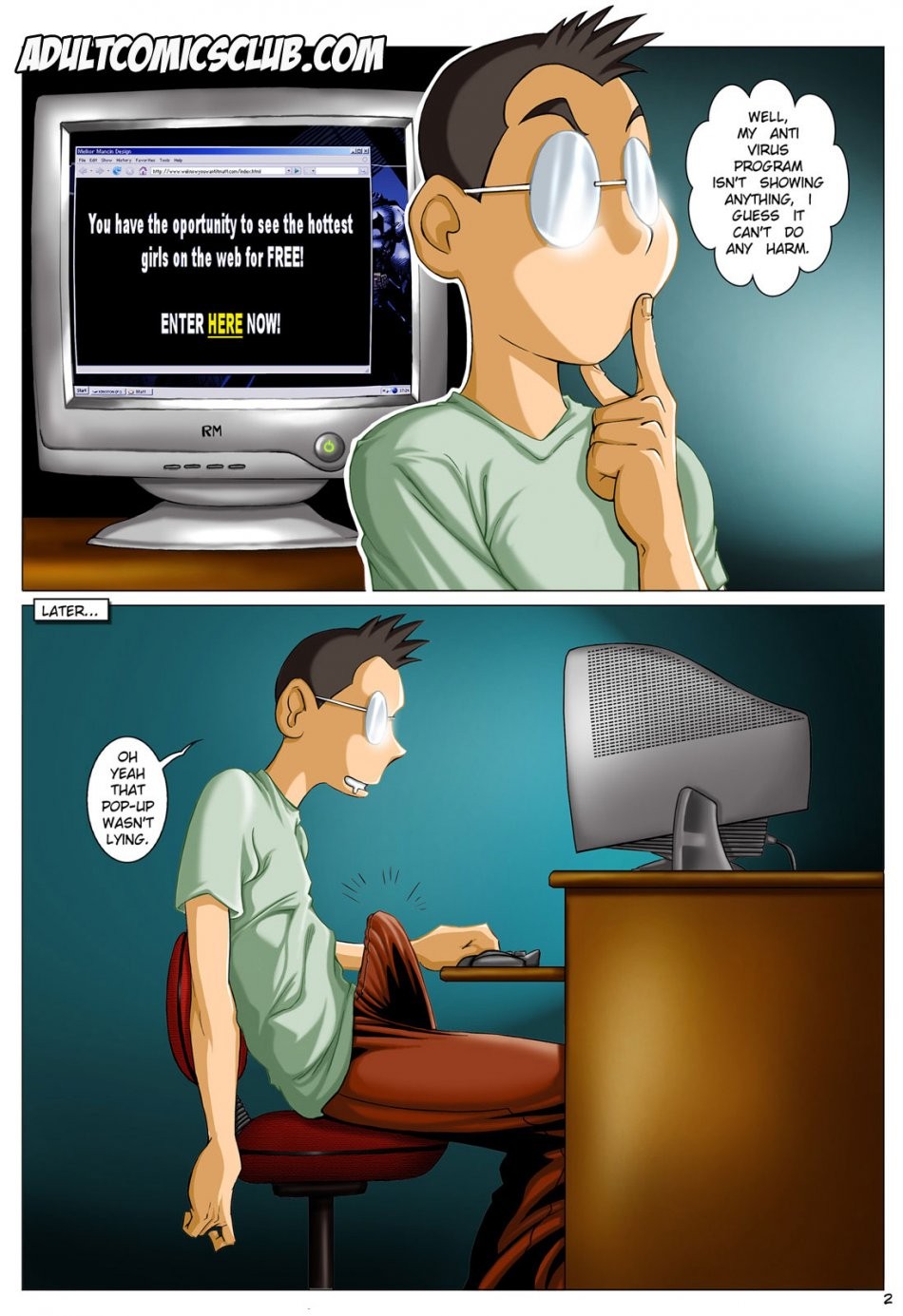 A Geek's Life porn comic picture 2