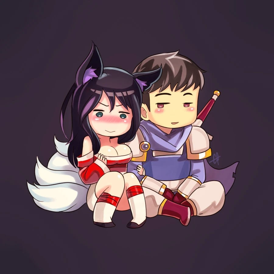 Ahri x Garen porn comic picture 1