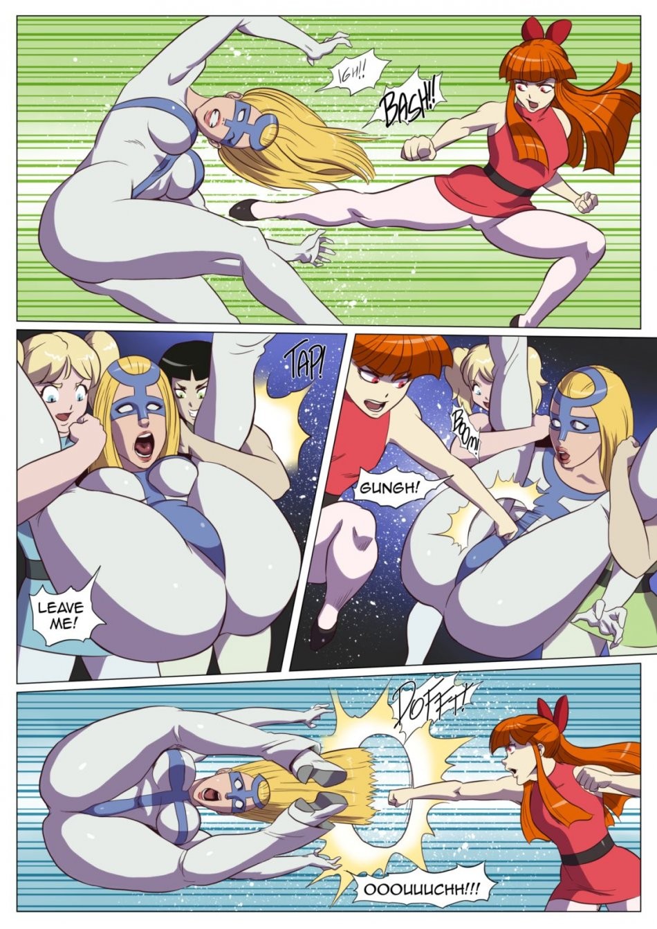 Badass Powerpuff Girls vs Femme Fatale porn comic picture 3