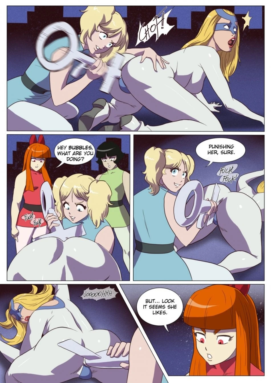 Badass Powerpuff Girls vs Femme Fatale porn comic picture 6