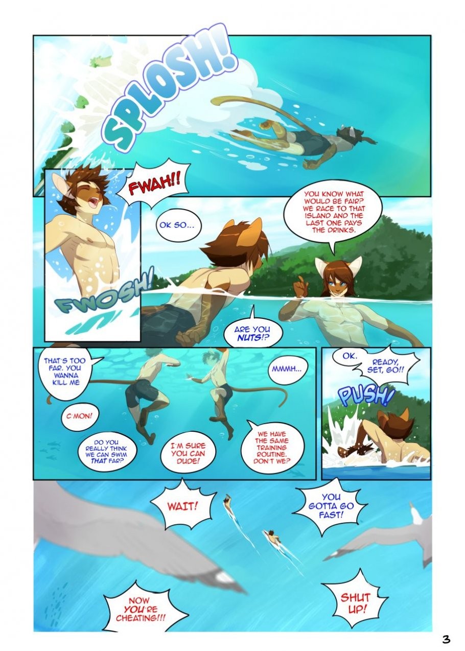 Cats Love Water porn comic picture 2